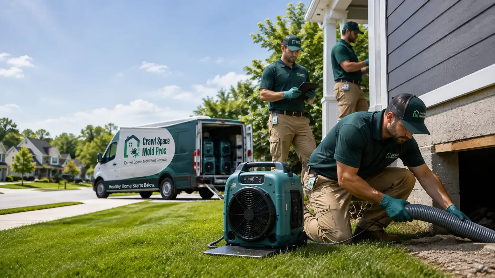 Crawl Space Mold Removal in South Bend, NE